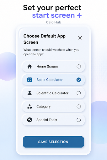 Default calculator